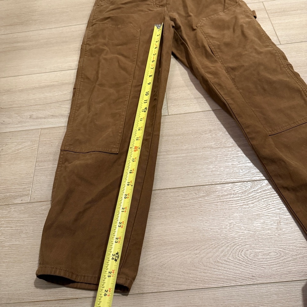 Aritzia Wilfred Free Brennan Pant Tan carpenter utility knee patch 4 Rudy Jude - Picture 4 of 9